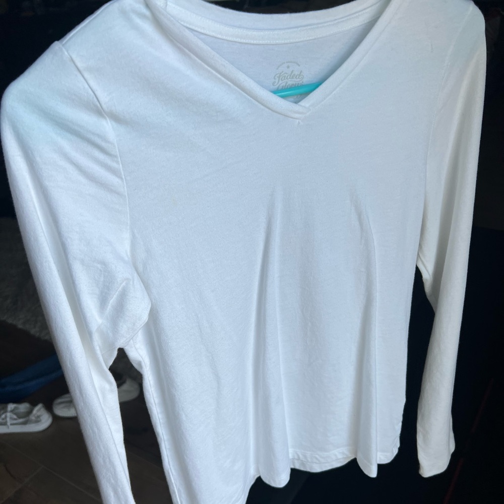 White long sleeved shirt